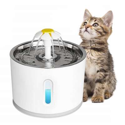 ZMAKER Smart Pet Water Fountain Bottle for Cats Dogs LED Drinking Dispenser Custom Logo