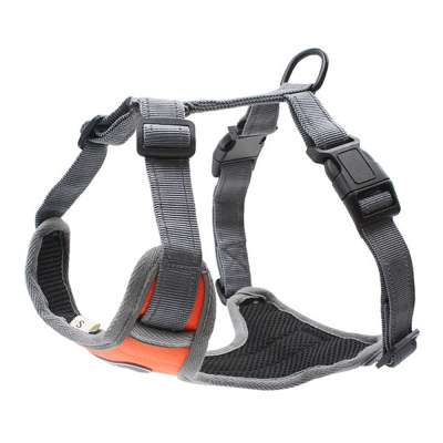 ZMaker Waterproof Oxford Fabric Pet Body Harness for Large Dogs Escape Proof Running Leash